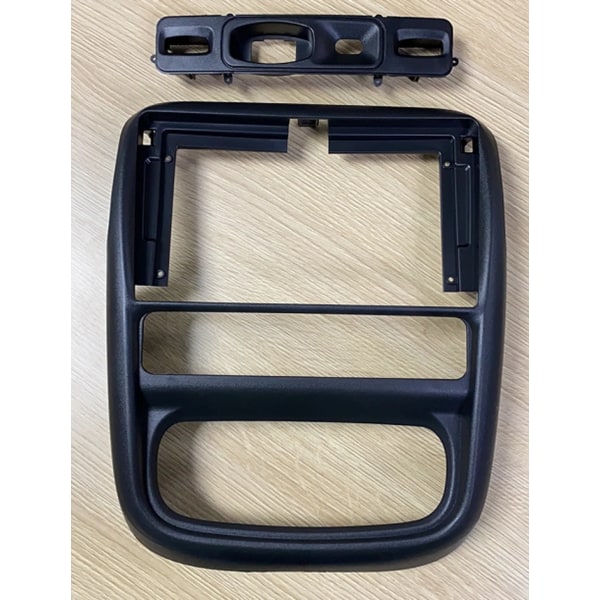 Dubbel Din 9 tums bilradio installations GPS Mp5 ABS PC plast fascia plan ram för RENAULT Dacia Duster 2012-2014 instrumentbrädesats Only Frame C