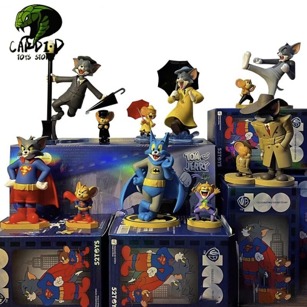 Tom And Jerry Warner Anniversary Blind Box Actionfigur Kawaii Desktop Pendel Toy For Girl Boy Ins Halloween Julklapp Confirm 4