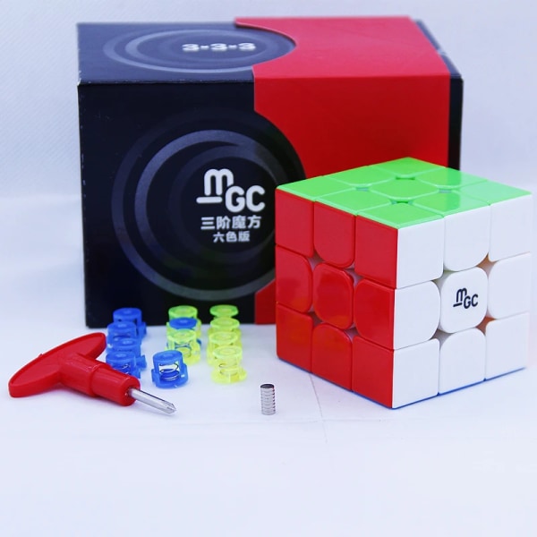 YongJun MGC II 3x3 Puzzle Cube 3x3x3 Magnetic Magic Cubo YJ MGC 3 V1 V2 M Speed ​​cube MGC3 V2 3x3 Magico yongjun cubo Barnleksaker V2 M Stickerless