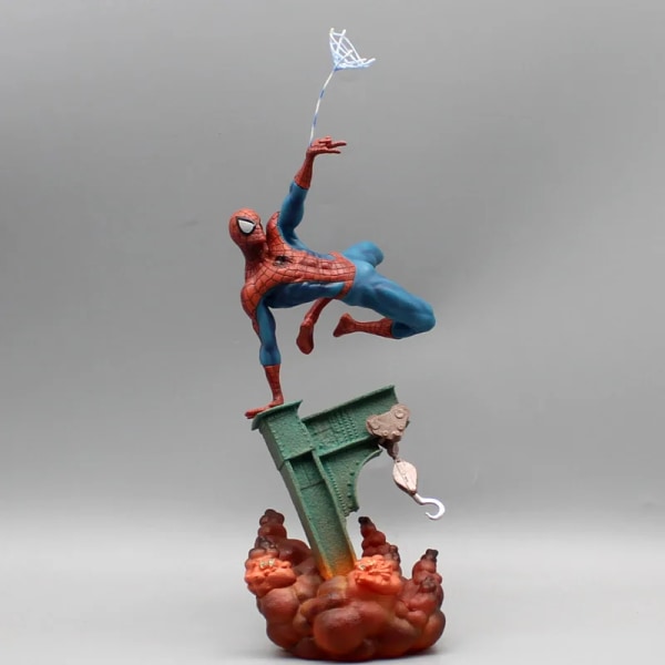 31 cm Marvel The Avengers Spider-man Animefigur GK Spiderman Mangastaty Pvc Actionfigur Samlarmodell Leksaksdekor Present no box