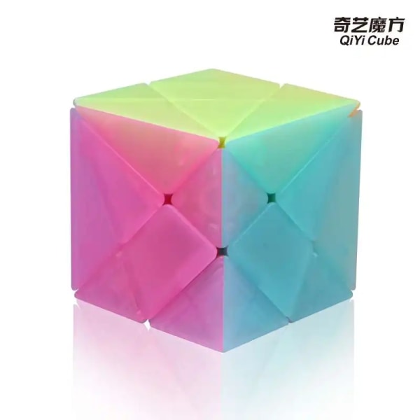 Qiyi 3x3 Fisher Windmill Axis Magic Cube Puzzle Speed ​​Cubo magico mofangge XMD Professionell pedagogisk leksak för barn Axis jelly