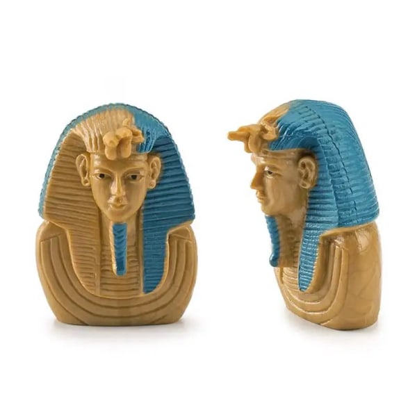 12PCS Simulering Forntida Egypten modellprydnader Miniatyr egyptiska gudar och gudinnor set Anubis Sphinx Pyramids Toy