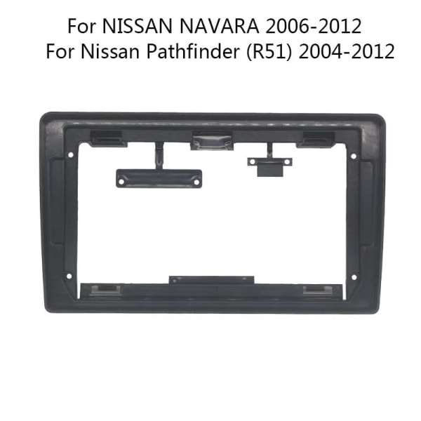 Auto Stereo Dash Panel Ramverk Kit För Nissan NP300 NAVARA Plattform/Chassi (D40) Pathfinder 3 (R51) 2004-2012 ABS Plast Fascia and cable