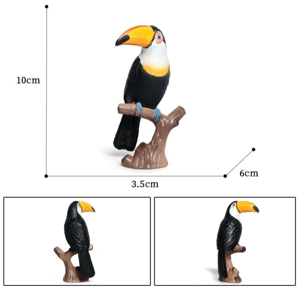 Ny simulering MINI Söta vilda djur Modellfigurer Fladdermus Flygande Räv Uggla Capybara Actionfigur Barnkollektion Leksakspresent
