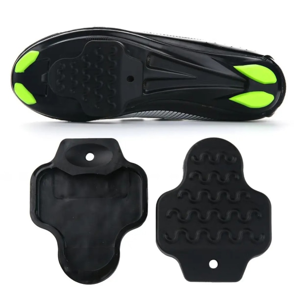 2st/ set Slitstarkt cover med snabbkoppling Cykelcykelpedalklossar Skydd för utseende Keo Cleat Cykelsäkerhetstillbehör Black