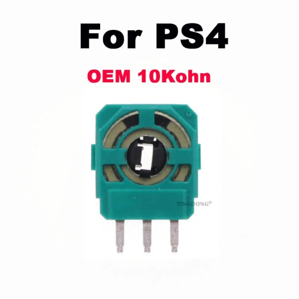 ALPS OEM 3D Potentiometer Joy Stick Analog Axis Joystick Modul för Sony Playstation4 PS4 Gamepad för PS5 Slim Pro Controller OEM black