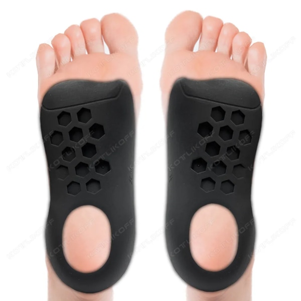 Ortotiska innersulor för X/O-formade ben Sulinsats Ortopediska platta fötter Hälsmärta Vågstöd för man Kvinna Barn skoinlägg Pink - for women