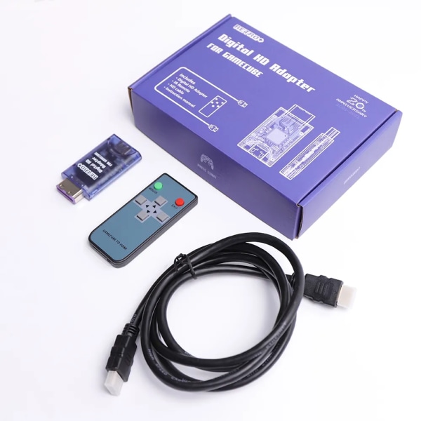 Retroplus Tech Digital HDMI Adapter För Nintendo Gamecube HDMI-kompatibel Line Doubler För NGC Converter Kablar Speltillbehör NGC Hdmi Adapter