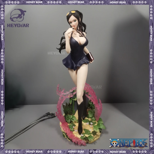 36cm One Piece Anime Figur Nico Robin Miss Allsunday Figurine Action Figur Pvc Gk Collection Staty Modell Prydnad Leksaker Present with Box