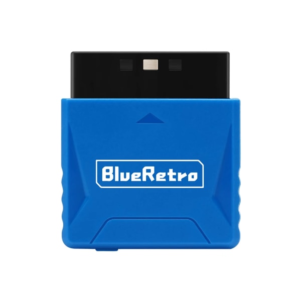 RetroScaler Mini Blueretro Receiver Adapter för PS1 PS One PS2 Kompatibel med 8bitdo PS4 PS5 Xbox Series X trådlös handkontroll Blue