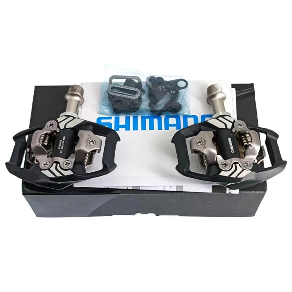 Shimano MTB cykel XT PD M8020 bred pedal-till-sko kontakt Självlåsande mountainbikepedal med SH51 klotsar cykelpedaler delar M8020