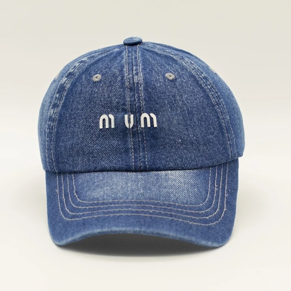 Cowboy cap, utomhuskläder för kvinnor, bokstäver för kvinnor, cap för män , Casual höst navy blue