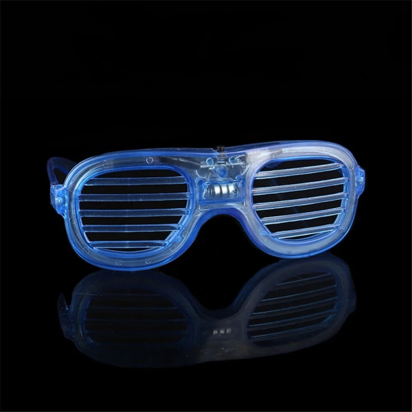 LED självlysande Glasögon Fest Lysande rekvisita Festglasögon Neon Festdekoration blue