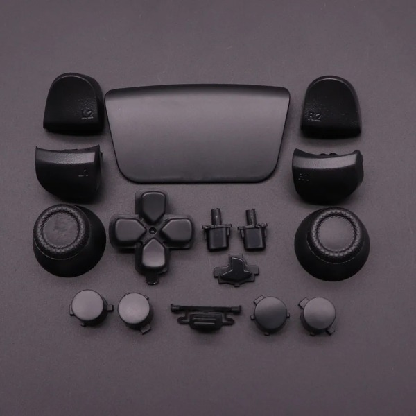L1 R1 L2 R2 knapp D-pad Share Buttons Kit Byte av joysticklock för PS5 V1 1.0 Controller Gamepad Clear