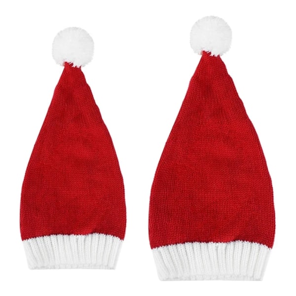 2023 Stickad Julmössa Söt Pompom Vuxen Barn Mjuk Beanie Cap Nyårsfest Barnpresent Navidad Natal Noel Dekoration Thicken Knitted4