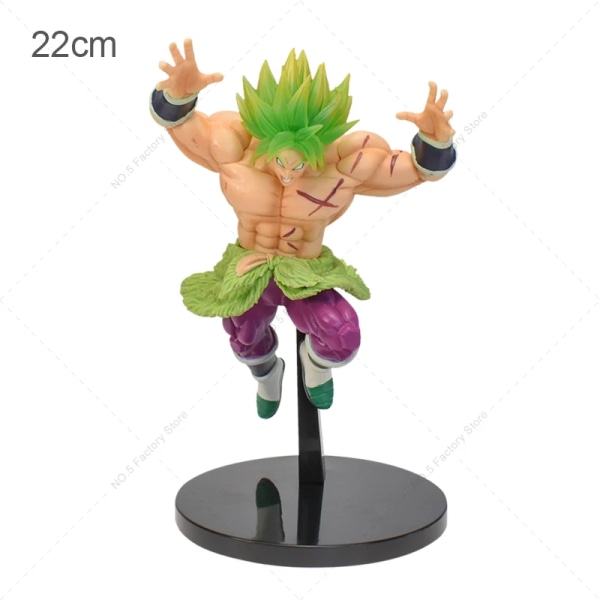 20-23 cm Broli figur Anime Super Broly PVC Action Figur DBZ Super Saiyan Collection modell Leksaker för barn Presenter