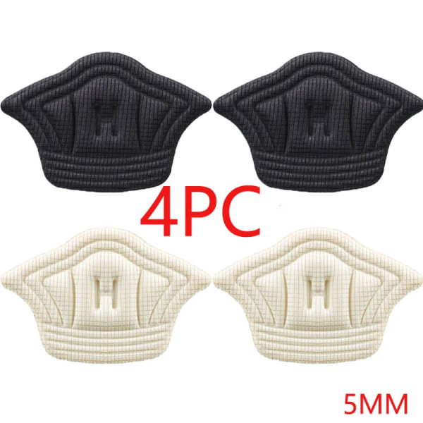 2st/4st innersulor Patch hälkuddar för sportskor Smärtlindring Antislitage Fötter Pad Protector Ryggdekal Mixed-2 Pairs(4 Pcs