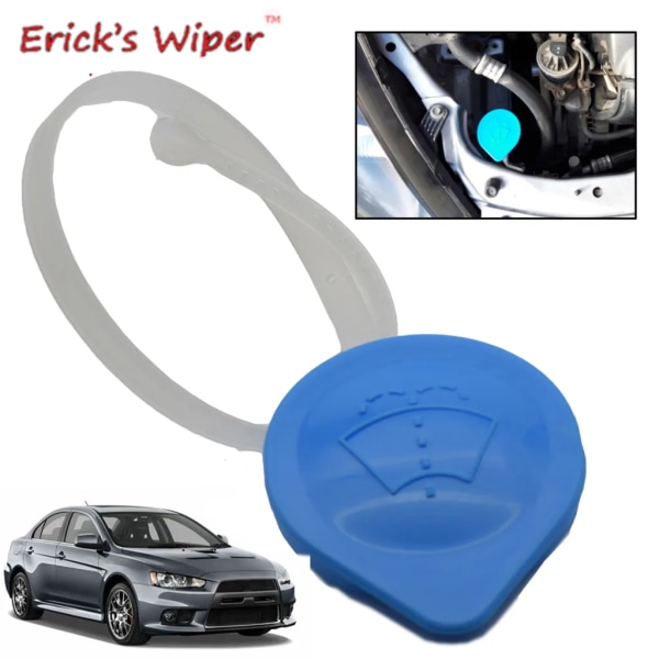 Erick's Wiper Front Wiper Washer Fluid Reservoir Cap Cover för Mitsubishi Lancer Ex Galant Fortis Galant 2009 - 2016