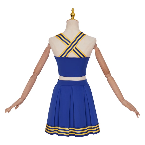 Taylor Cosplay Shake It Off Cheerleader Uniform Swift Costume High School Cheerleading Crop Top med minikjol Halloween outfit suit L