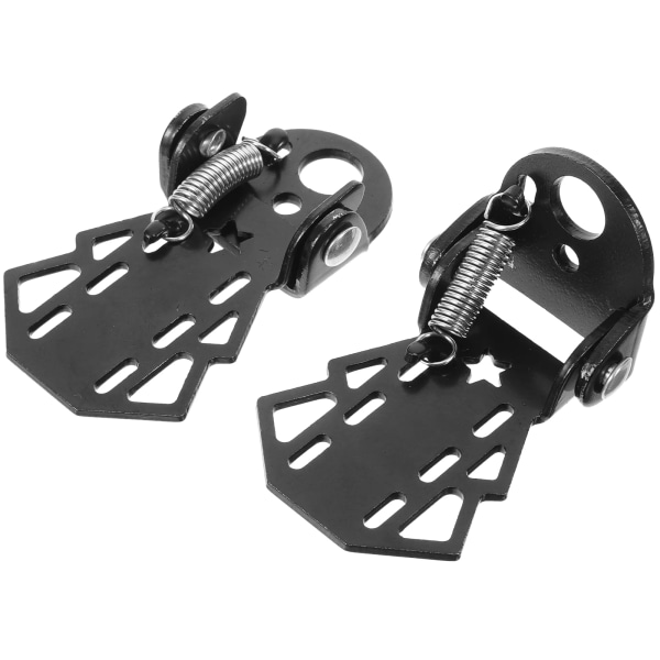 2 st Cykeltillbehör Platta Pedaler Mountain Accesorios Para Bicicletas De Metal Baksäte Cykelpinnar Stål Black