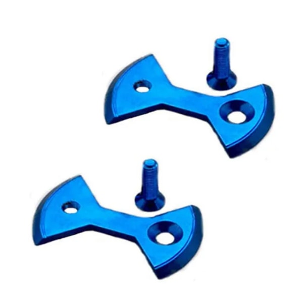 1 par cykelpedaler axlar Titanlegering TC4/GR5 Utmärkt korrosionsbeständighet för SpeedPlay Zero Bike Pedals Cykeldel blue
