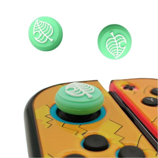 2st silikon tumsticks greppkapslar för Nintendo Switch/Lite/Oled case Styrenhet Joystick Tillbehör Handtag Button Cap - cover No. 09