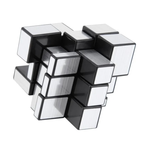 Magic Mirror Cube 3x3x3 Guld Silver Neo Professionella Speed ​​Cubes Pussel Speedcube Pedagogiska leksaker För Barn Vuxna Gåvor Silver