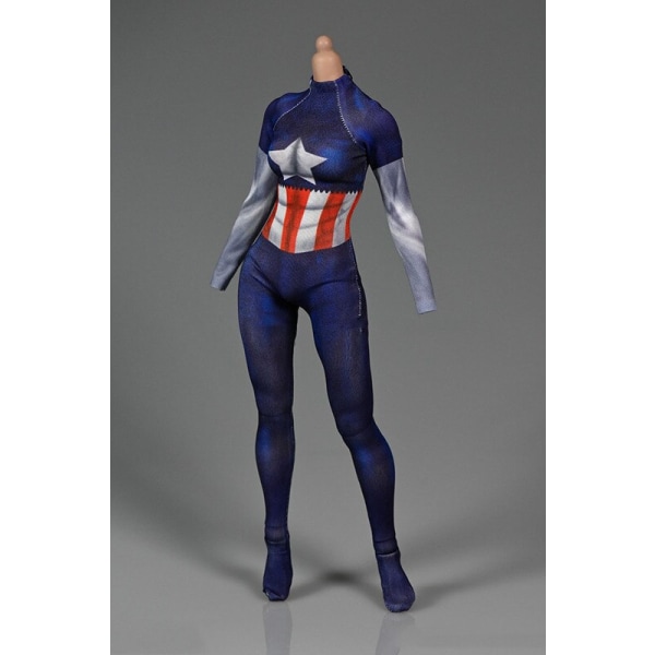 1/6 kvinnlig hög elastisk botten Stretch Amazing Spider Girl Tight Jumpsuit 3D printed Body Suit Battle Suit för 12\ 1