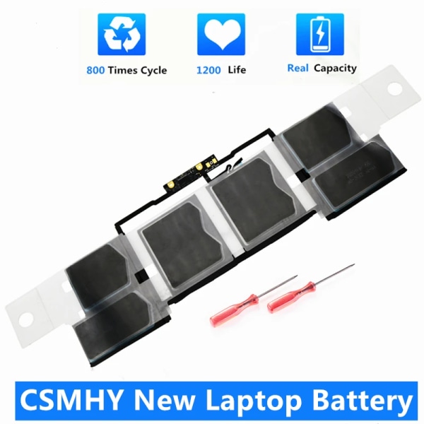Laptopbatteri CSMHY Nytt A1820 för APPLE MACBOOK PRO 15" A1707 2016 2017 År 11,4V 6667mAh