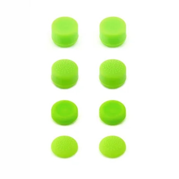 DATA FROG 8st Controller Tummen Stick Grip Cap för PS5 Silikon Anti-Slip Analog Gummi Cap För PS4/Xbox Series X/S Tillbehör green