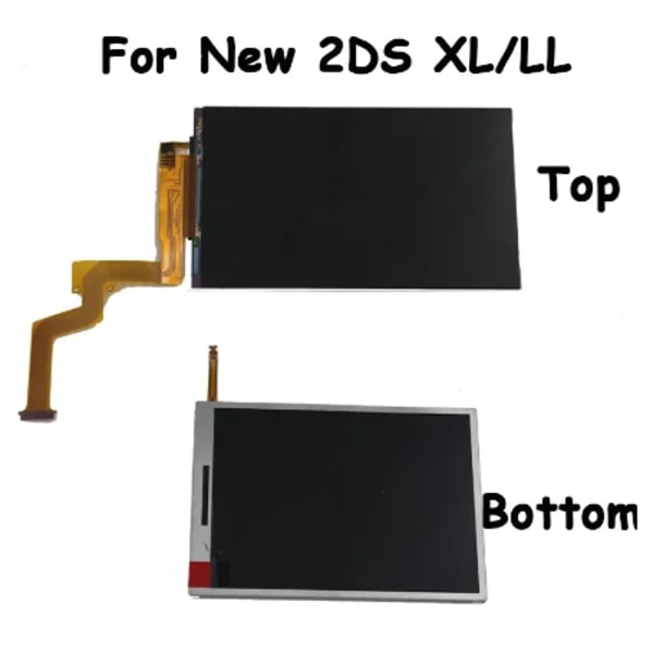 Original Top Botten Övre Nedre LCD-skärm för Nintend DS Lite/NDS/NDSL/NDSi XL Ny 3DS LL XL 3DS bottom