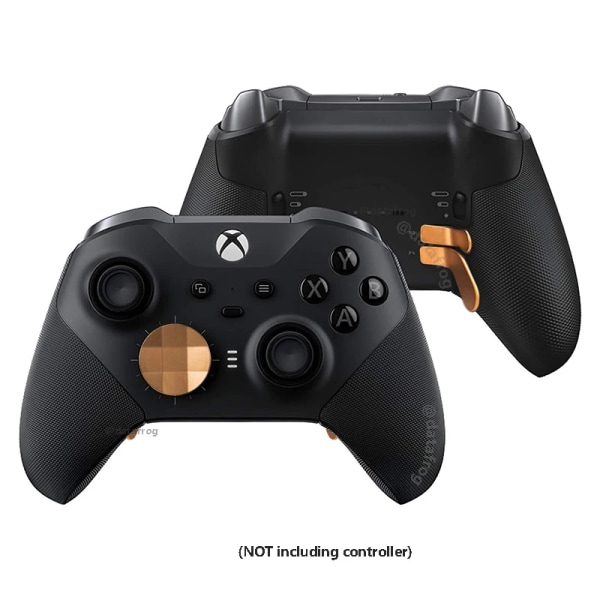 DATA FROG Bytestillbehör för handtagsknappar för Xbox One Elite Series 2 metallpaddlar tumgrepp för Xbox One Elite 2 delar paddle 6 gold