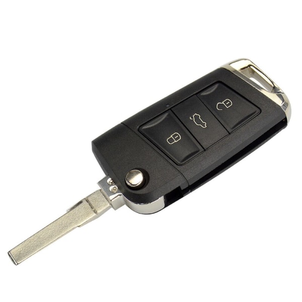 modul för modifierad bilnyckel, byte av fjärrnyckelskalet, 3 knappar, Volkswagen, VW, Polo, Passat, B5, Golf MK5, Beetle Modified