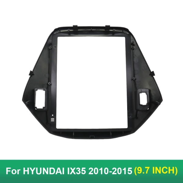 9,7 tum 2 Din bilradio Fascias för HYUNDAI IX35 2010-2015 Tesla Style Multimedia Ram Video Spelare Navigation DVD Panel Trim Only Frame