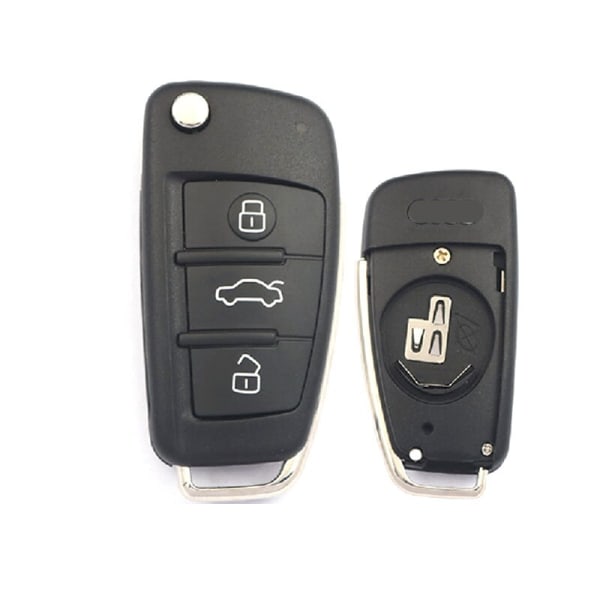 Bilnyckel för Audi A1, A3, A4, 2006, Horizon, A6L, Q2, Q3, Q7, Allroad, RS4, TT, byte av bilnyckel, individuellt case, 3, 4 b B style-3 BOTTONS