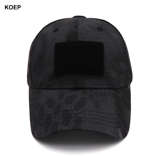 KOEP Tactical Series CAMO Basebollkeps Fiskekepsar Män Utomhusjakt Djungel Python Black