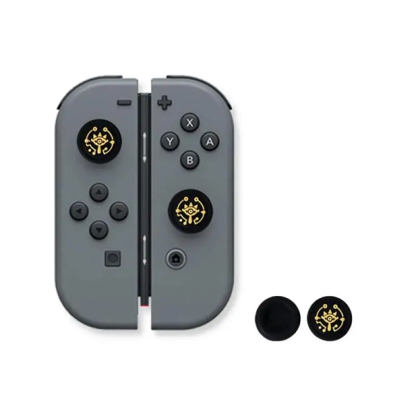 2st silikon mjuka tumsticksgrepp för Nintendo Switch Joycon Controller Joystick Gamepad- case Tillbehör för Switch Lite 01 2pcs