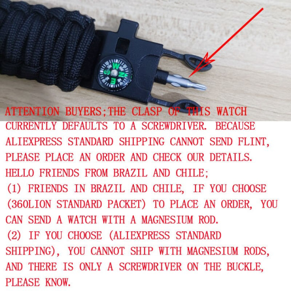 ADDIES Military Survive Outdoor LED Digital Watch Multifunktion Kompass Visslingar Vattentät Quartz Army Watch relogio masculino Black no box