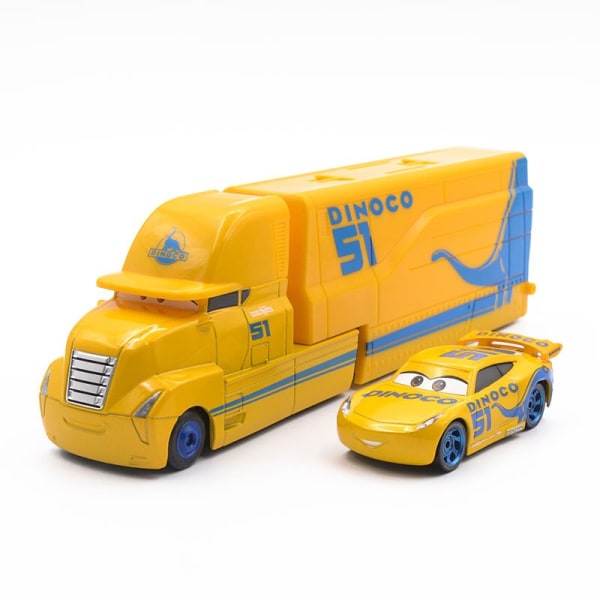 Disney Pixar 2 3 bilar i tryckmetall, leksaker, McQueen Jackson Stormson Cruz Ramirez Mack Uncle Truck, barnpresent, present till barn 13