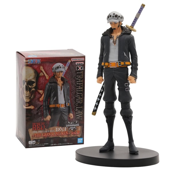 One Piece DXF The Grandline Men Trafalgar Law / Brook PVC-figur Samlarobjekt Modell Figur Anime Toy