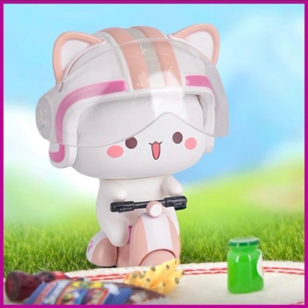 Mitao Cat Blind Box Kawaii With Love Series Säsong 3 Mysterious Box Söt tecknad docka Modell Action Figure Guess Bag Barnpresenter open box to confirm