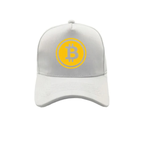 Bitcoin Basebollkepsar Unisex Hattar Mode Utomhus Snapback Justerbar Bitcoin as picture