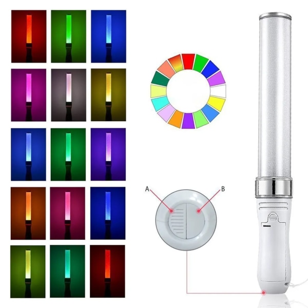 Batteridriven Ljussticka 15 F rger Byt LED Glow Stick Br llopsfest