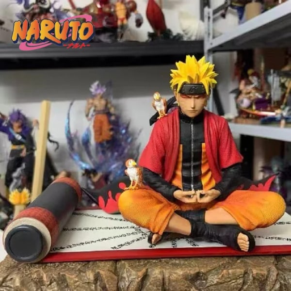 Naruto Shippuden Figur Anime Immortal Mode Uzumaki Naruto Figur Meditera Gk Staty Collection Figurer Modell Barn Presenter Leksaker