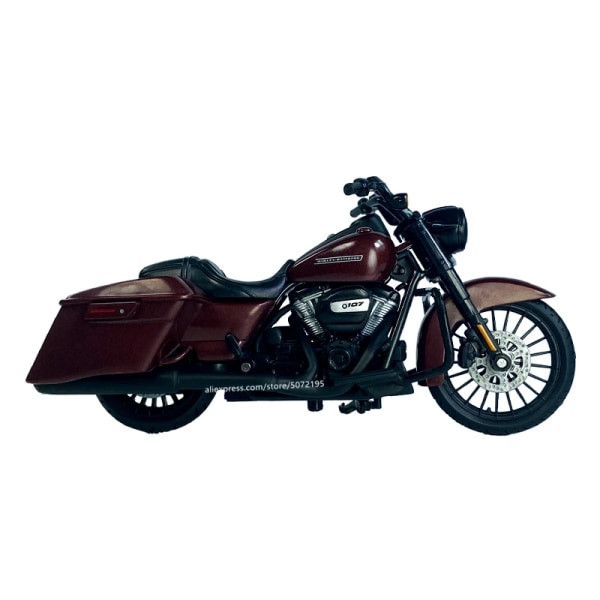 Maisto skala 1:18 Harley Davidson 2018 Kalkylator Route Fetale de Alloire Special Mouting Motorcykel Pressure Model Collection Leksak 1948