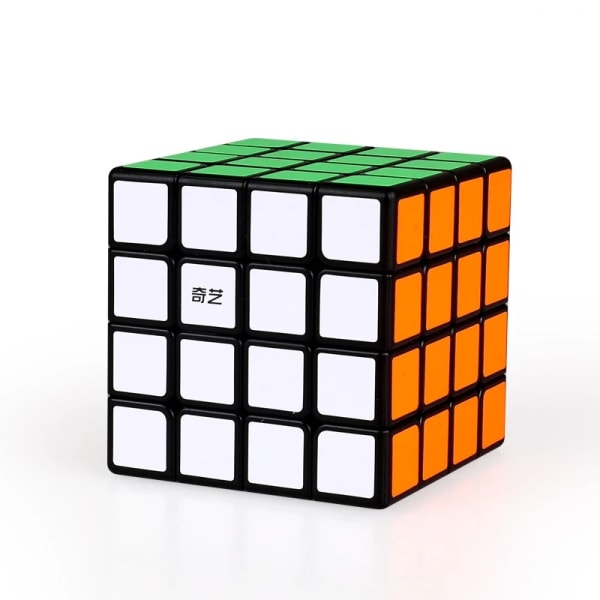 Qiyi 3x3x3 4x4x4 5x5x5 Professonal Magic Cube Svart klistermärke Speed ​​Cube Pussel Lärande Cubo Magico Leksaker för barn Barn Presenter 4x4x4