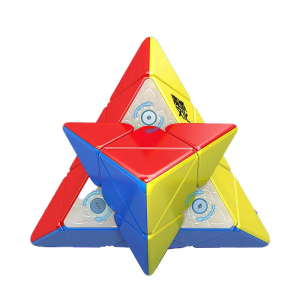 [ECube] Moyu Weilong WR Maglev Pyraminx Magic Cube 3x3x3 magnet utan klistermärke Speed ​​Pussel Pedagogiska leksaker droshopping julklapp Maglev version