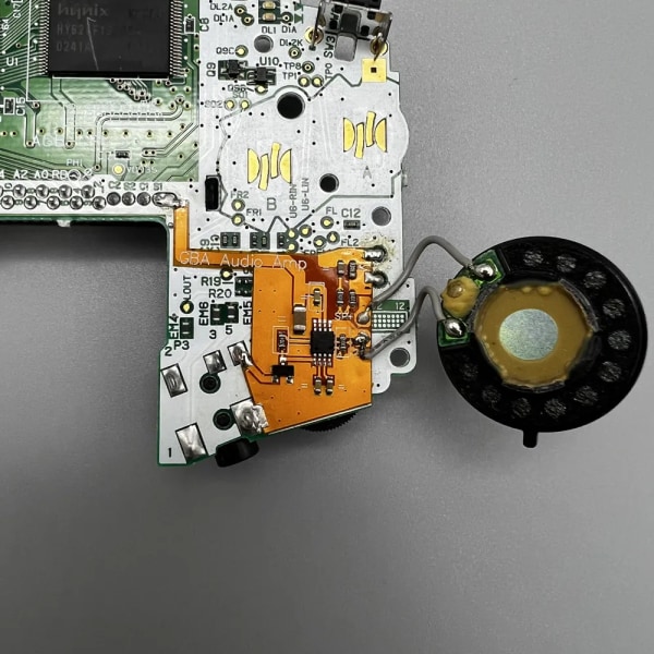 power digital volymförstärkarmodul för Gameboy advance färgficka GBA GBC GBP ljudförstärkare GBP amp and speaker