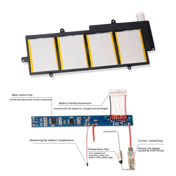 Laptopbatteri Äkta Nytt PA5013U-1BRS PA5013U För Toshiba Portege Z835 z830 Z930 Z935 Ultrabook 14.8V 47WH 3060mAh