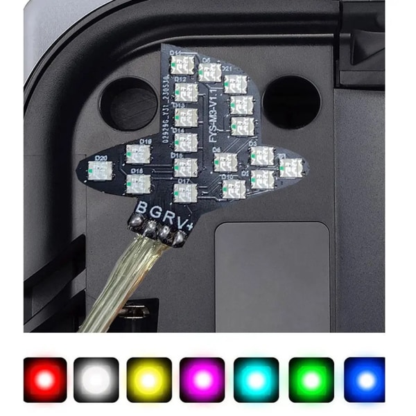 För PS5 RGB-logotyp Light Board 8 fasta färger USB -knapp för PS5 Fjärrkontroll APP-kontroll Ljudupptagning för gitarr för PS5-tillbehör eight colors